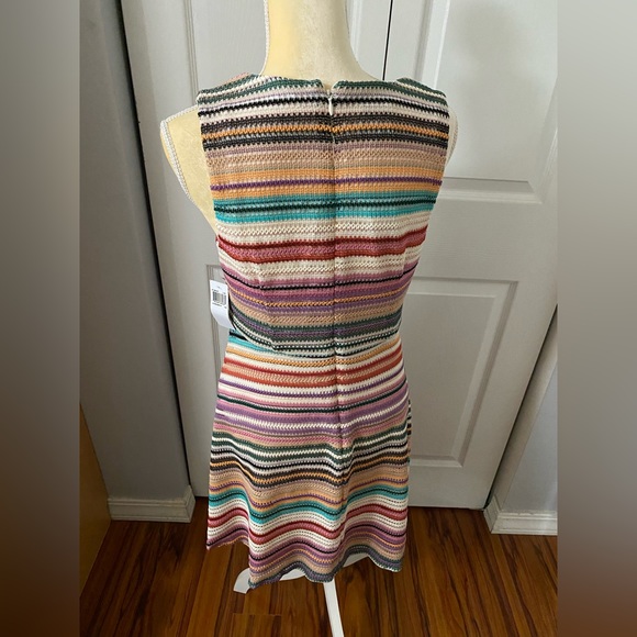 NWT - Multi color striped dress by DM Collection. - Picture 5 of 6